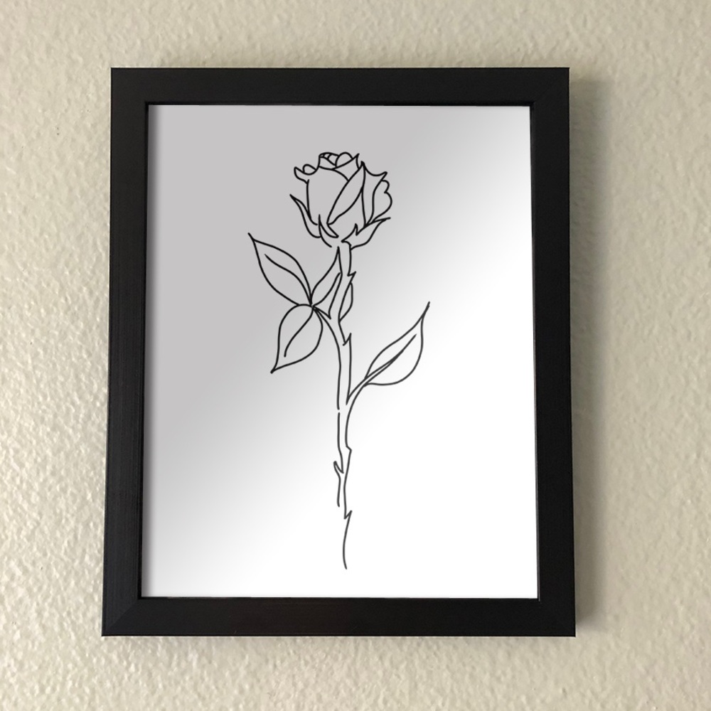 Rose Flower Wall Art